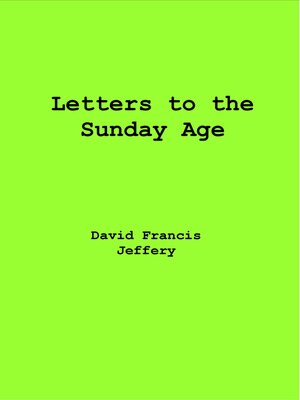 cover image of Letters to the Sunday Age